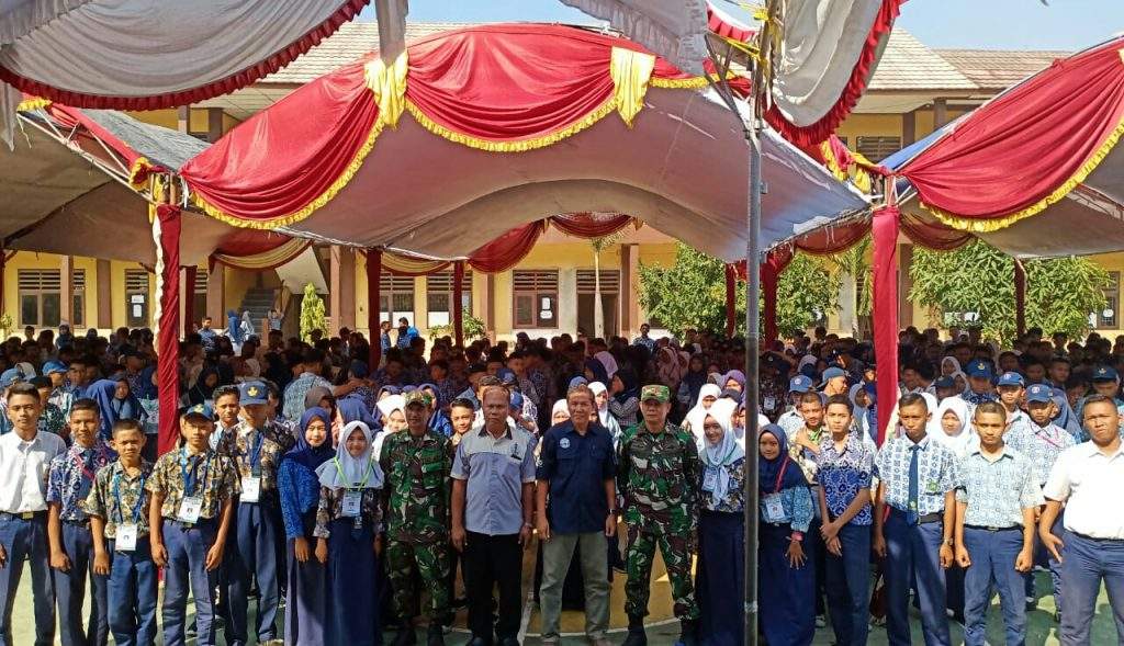 Satgas Citarum Harum Ajak Ratusan Pelajar SMK Lentera Bangsa Peduli Lingkungan