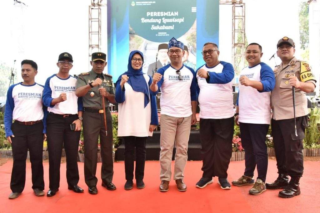 Gubernur Jabar Resmikan Daerah Irigasi Leuwisapi di Sukabumi