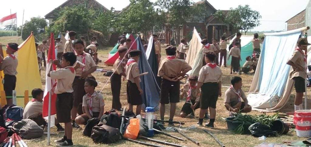 "Scout Rally" HUT Ke-58, Momentum Bangkitnya Pramuka Di Kwarran Gebang
