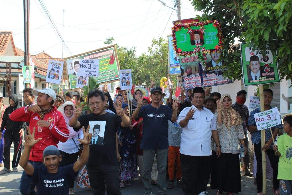 Massa Kampanye Terbanyak, Indikator Kemenangan Didi Sutadi, Calon Kuwu Dompyong Wetan Nomor 3