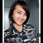 Dina Abharina, Tentara Cantik yang Abdikan Hidup Untuk AU