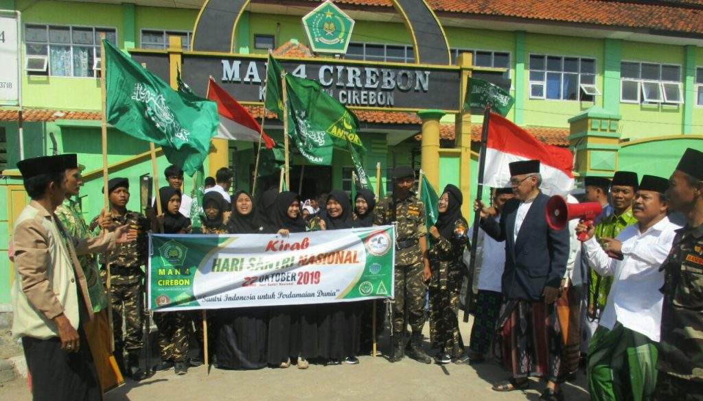 Gandeng MWC-NU Pabuaran, Peringatan HSN di MAN 4 Cirebon Semarak
