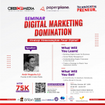 Buruan Daftar! Seminar Keren 'Digital Marketing Domination' di Kota Cirebon