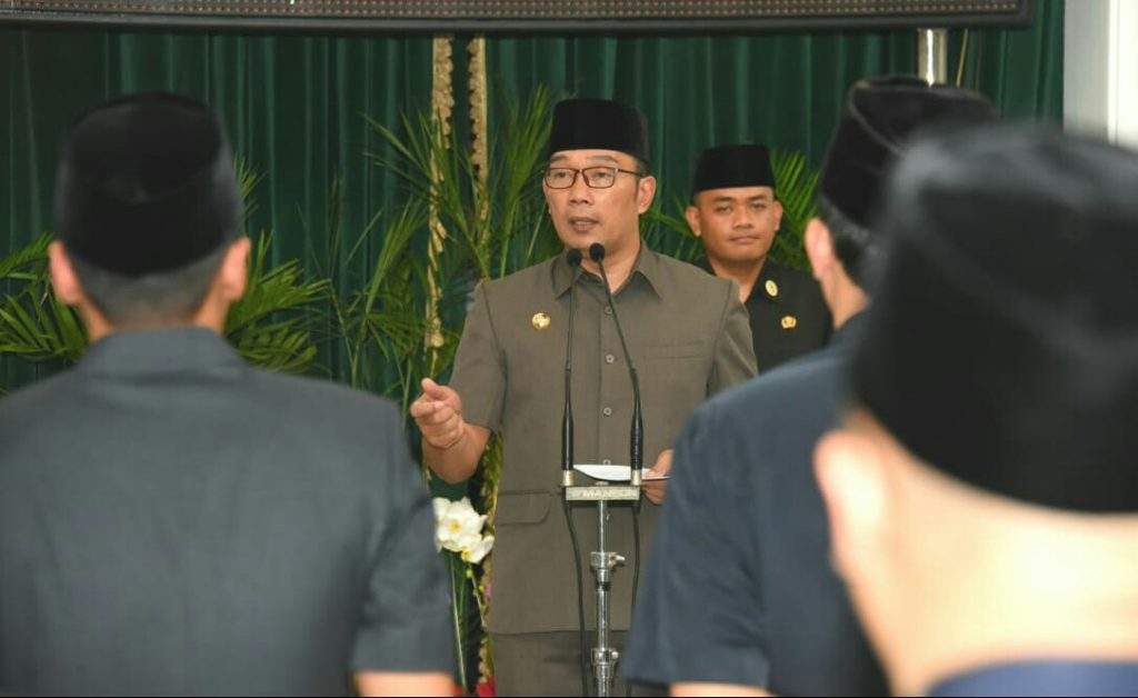 Lantik Pejabat Eselon III dan IV, Gubernur Jabar Tekankan Pentingnya Integritas