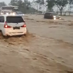 Diguyur Hujan, Tol Cipali Banjir, Ini Penampakannya