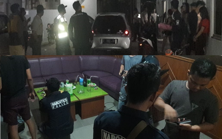 Bersihkan Kota Cirebon dari Narkoba, Tim Bison Sisir Tempat Kost dan Karaoke