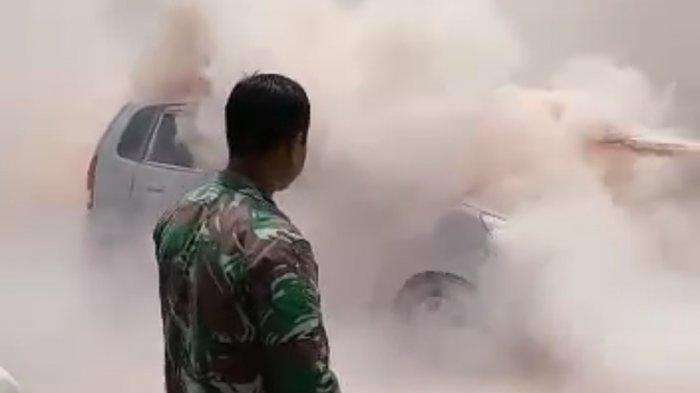 Mobil ini Terbakar Gegara Power Bank Meledak, Terjadi di Halaman PJT II