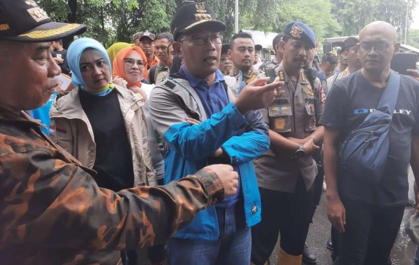 Ridwan Kamil Tinjau Banjir di Bekasi dan Bogor