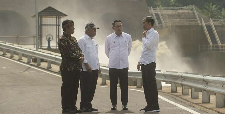 Presiden RI Resmikan Terowongan Nanjung di Kabupaten Bandung