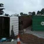 Truk Juntai, 8 Mobil yang Terparkir di RA 97 Tol Cipularang Ringsek