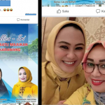 "Duo Srikandi" Gegerkan Jagat FB, "Suhu" di Karawang makin Panas