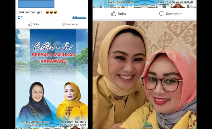 "Duo Srikandi" Gegerkan Jagat FB, "Suhu" di Karawang makin Panas "Duo Srikandi" Gegerkan Jagat FB, "Suhu" di Karawang makin Panas