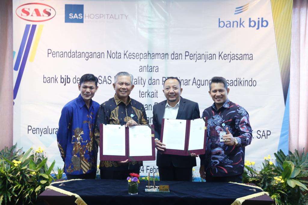 bank bjb Teken MoU dengan SAS Hospitality & PT SAP