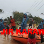 Karawang Dikepung Banjir! 15.734 KK Rumahnya Terendam