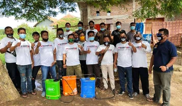 Patut Ditiru! Ini Langkah Nyata LSM KOMPAK Perangi Corona di Cirebon Timur