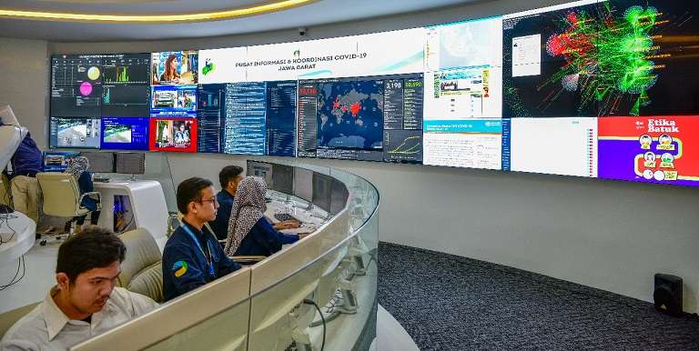 Pusat Informasi dan Koordinasi COVID-19 Jabar Resmi Beroperasi