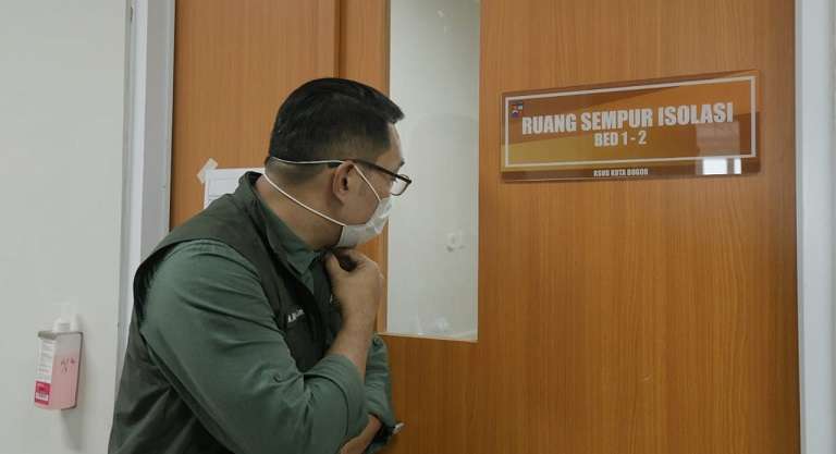 Ridwan Kamil Jenguk Bima Arya