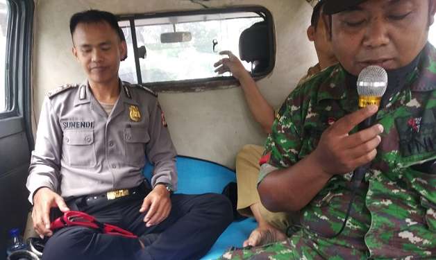 Begini Cara Aparat di Pabuaran Perangi Corona
