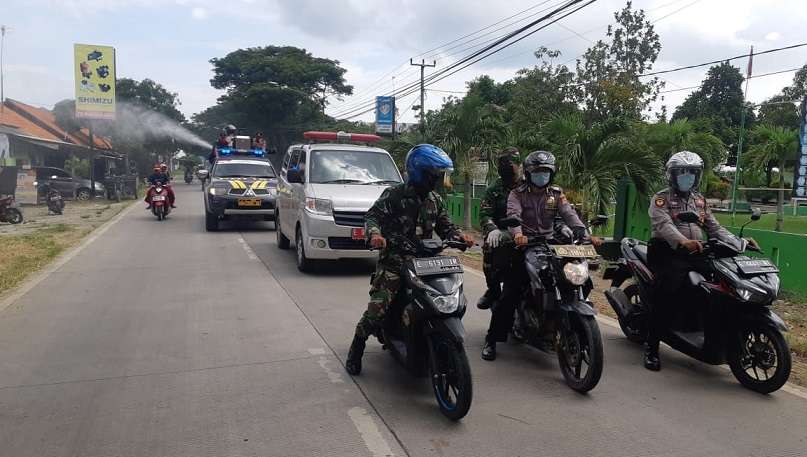 Perangi Corona, Ini yang Dilakukan Jajaran Polsek Bersama Muspika Babakan