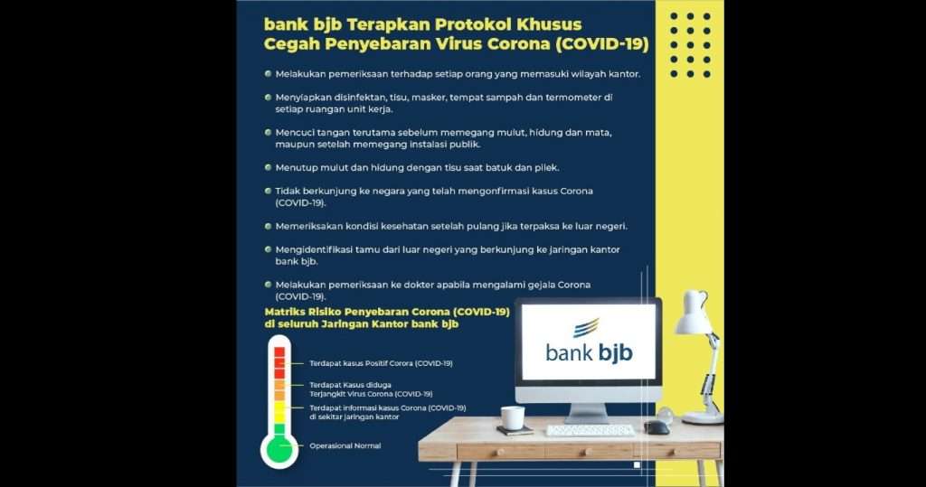 bank bjb Terapkan Protokol Khusus Cegah Penyebaran Virus Corona bank bjb Terapkan Protokol Khusus Cegah Penyebaran Virus Corona