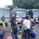 Tegal Lockdown, Bus Terpaksa Turunkan Penumpang Disini