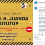 Catat! Ini Jalan di Kota Bandung yang Ditutup