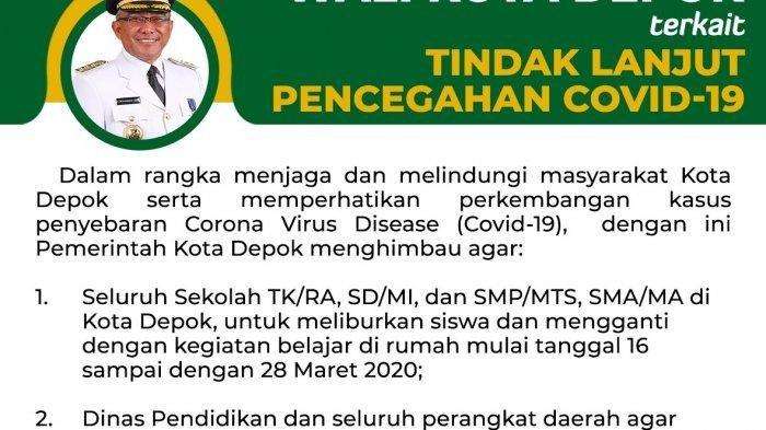 Cegah Corona, Depok Liburkan Sekolah, Cianjur (akan) Nyusul Cegah Corona, Depok Liburkan Sekolah, Cianjur (akan) Nyusul