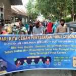 Penyemprotan Sudah, Kuwu Leuweunggajah Siap Bagi Masker & Sembako