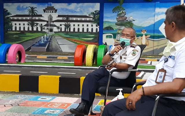 Unik, UPTD PPP LLAJ IV Dishub Jabar Gelar Rapat Intern di Taman Edukasi