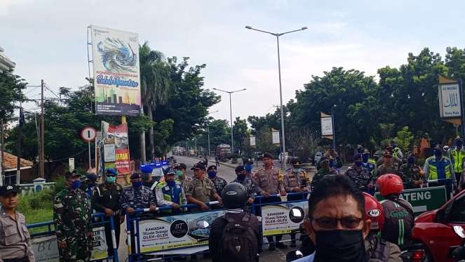 Polres Ciko Gelar Simulasi Penyekatan Kota