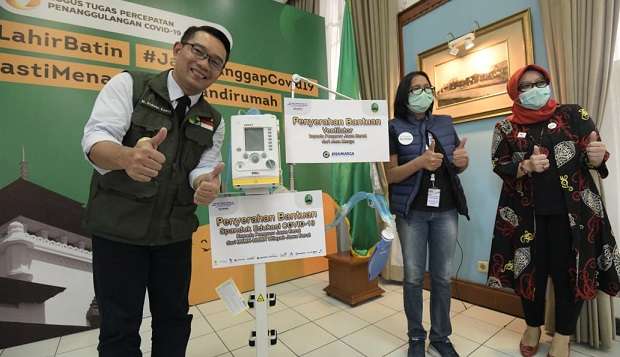 Jabar Salurkan 16 Ribu APD Termasuk Bantuan dari Jack Ma ke Daerah