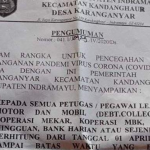 Selama Corona, Desa ini Larang Debt Collector Masuk dan Tagih Utang Warganya