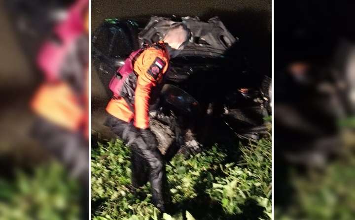 Parah! Mobil Nyebur ke Irigasi di Johar Karawang, Begini Kronologisnya