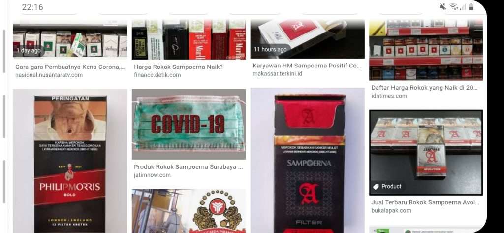 Cek Faktanya! Benarkah Rokok Sampoerna Terpapar Corona?