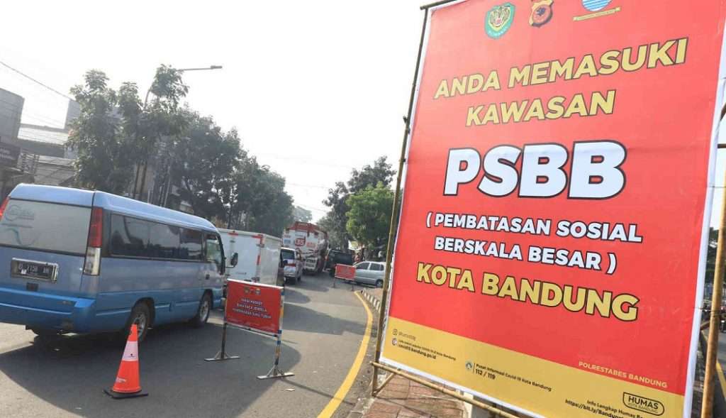 Kota Bandung Berlakukan PSBB Tahap III, 14 Check Point Dijaga Ketat 24 Jam