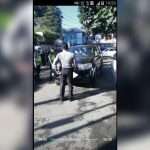 Viral! Oknum Anggota Polrestabes Bandung Marah dan Nantang Petugas di Cek Poin PSBB