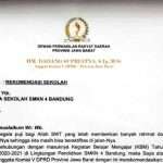 Viral! Surat Rekom Calon Siswa Berkop DPRD Jabar, Ini Kata Sekolah & Dadang Dewan