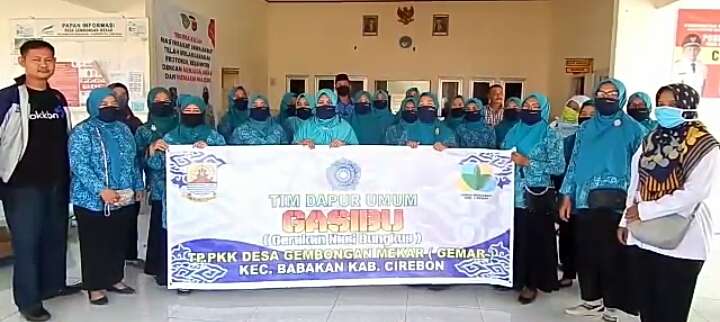 Sukseskan 'Gasibu', PKK Gembongan Mekar Bagi 400 Nasi Bungkus