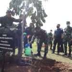 Pangdam III/Siliwangi Tanam Pohon Baros Di Posko Sektor 21 Satgas Citarum - Cimahi