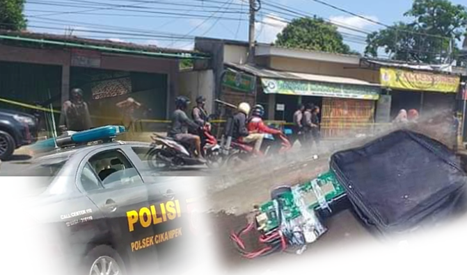 Geger di Cikampek! Ada Benda Diduga Bom dalam Tas Laptop depan Warung Geger di Cikampek! Ada Benda Diduga Bom dalam Tas Laptop depan Warung