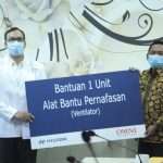 Pemkab Bekasi Terima Dua Alat Ventilator dari PT HMMI