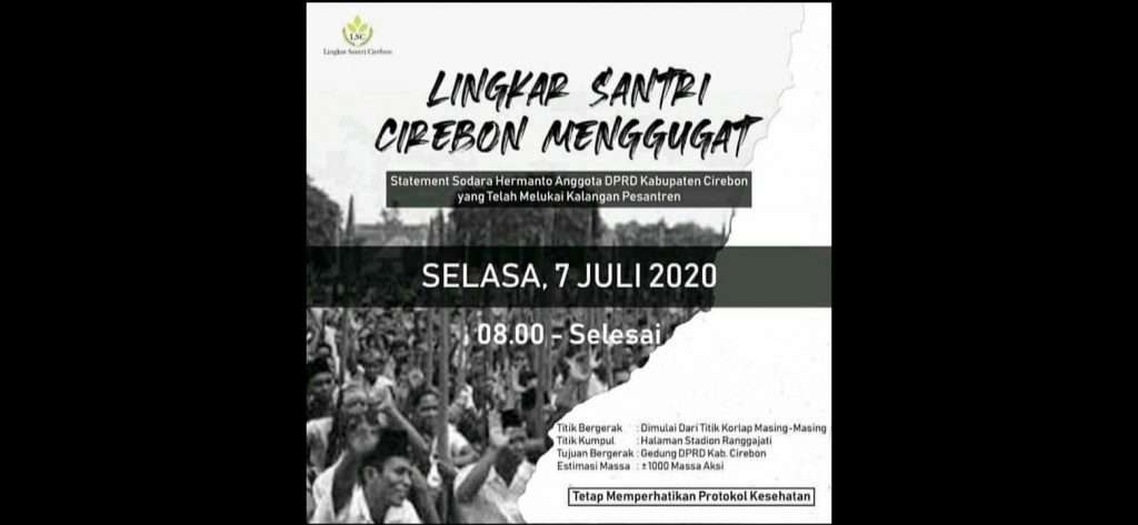 Dewan Asal Gebang Ungkit IMB Pesantren, Ribuan Santri Kepung DPRD Kab Cirebon Besok