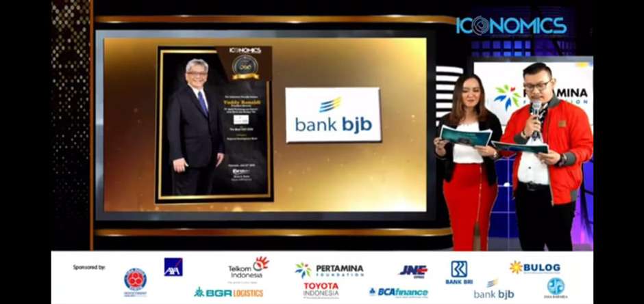 Ditengah Wabah Covid-19, Dirut bank bjb Raih Predikat BEST CEO 2020