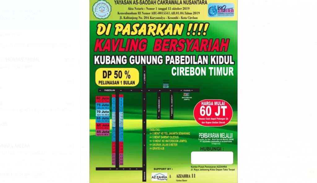 Bawa Pembeli Kavling ke Azzahra 11, Langsung Dapat Komisi Rp 1 Juta