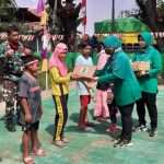 HUT RI di Koramil Babakan - Kodim Kab Cirebon Tetap Meriah Dalam Suasana Pandemi