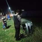 Rombongan Mobil Kondangan Nyungsep di Sawah Ciledug - Cirebon