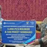 KPW BI Cirebon Serahkan 500 Paket Sembako Dan 8000 Pcs Masker Kepada Pemkot Cirebon