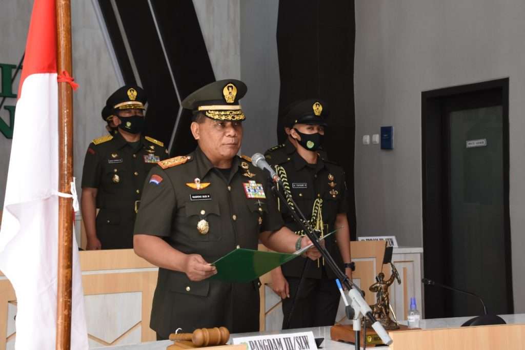 Ditengah Wabah Corona, Pangdam III/Siliwangi Lantik 225 Prajurit Muda
