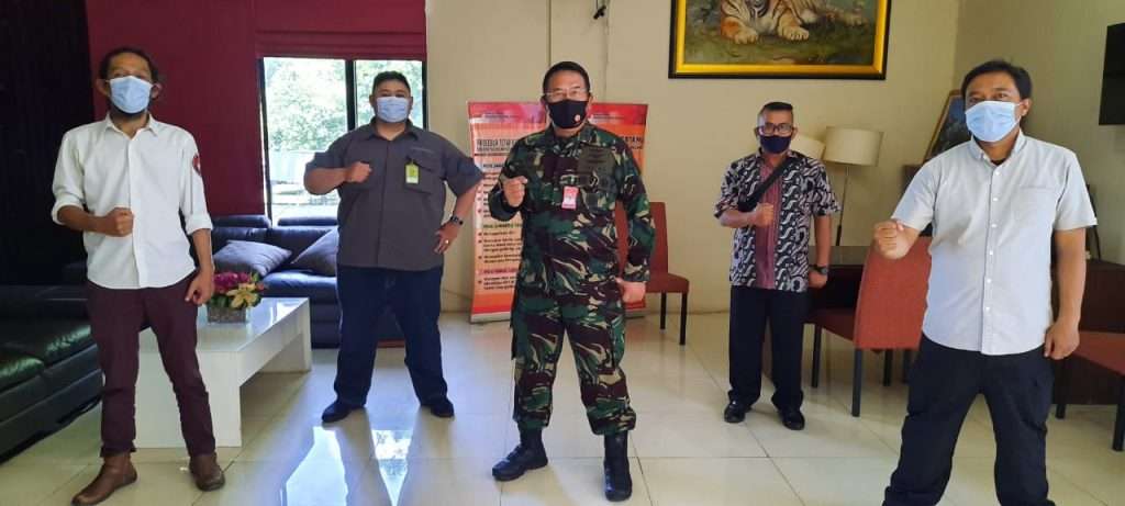 Pengurus Jurnalis Bela Negara Kunjungi Marsda TNI I Nyoman Trisantosa di Mabes TNI Cilangkap