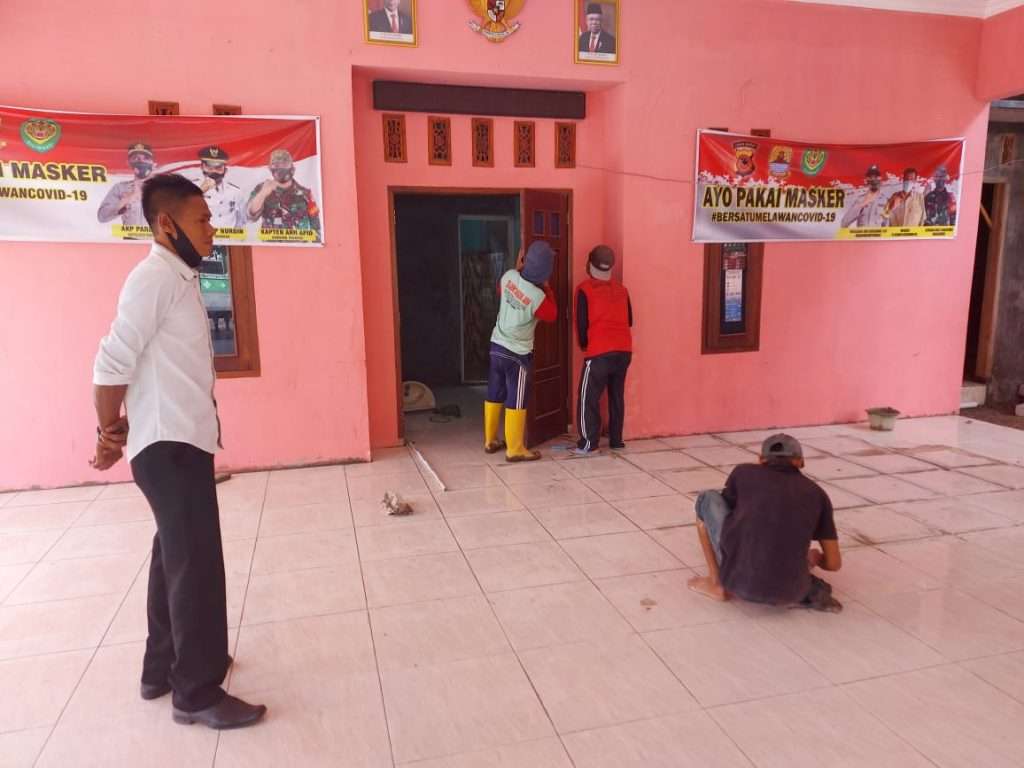 Bangub Jabar 2020, Pemdes Kudumulya Benahi Kantor Desa